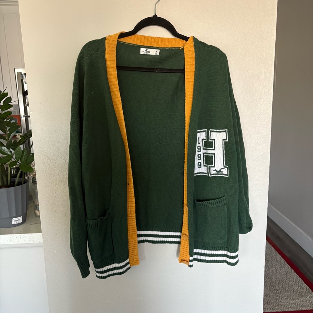 VINTAGE Hollister Green Cardigan